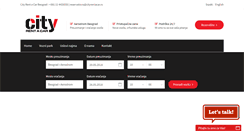 Desktop Screenshot of cityrentacar.rs